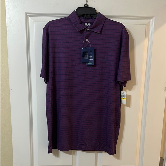 Izod Purple Polo Shirt Classic‎ Style - Picture 1 of 8